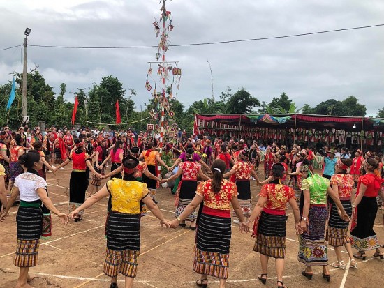 Đắk Lắk: Đồng bào buôn Thái tưng bừng tổ chức lễ hội mừng lúa mới