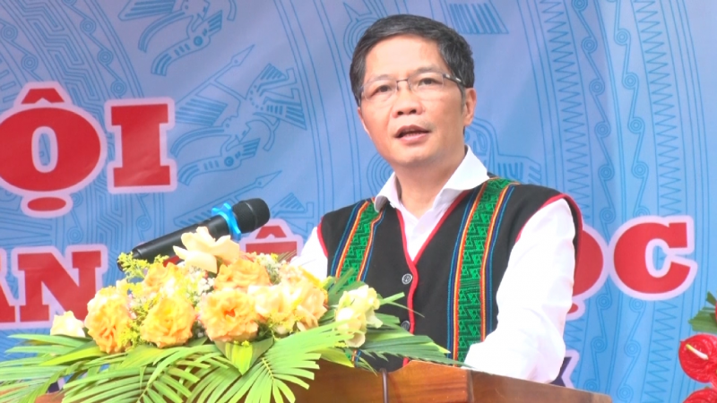 Trưởng ban Kinh tế Trung ương Trần Tuấn Anh dự Ngày hội Đại đoàn kết tại Đắk Nông