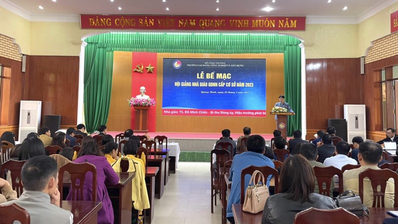 CIC: Bế mạc Hội giảng Nhà giáo giáo dục nghề nghiệp cấp cơ sở năm 2023