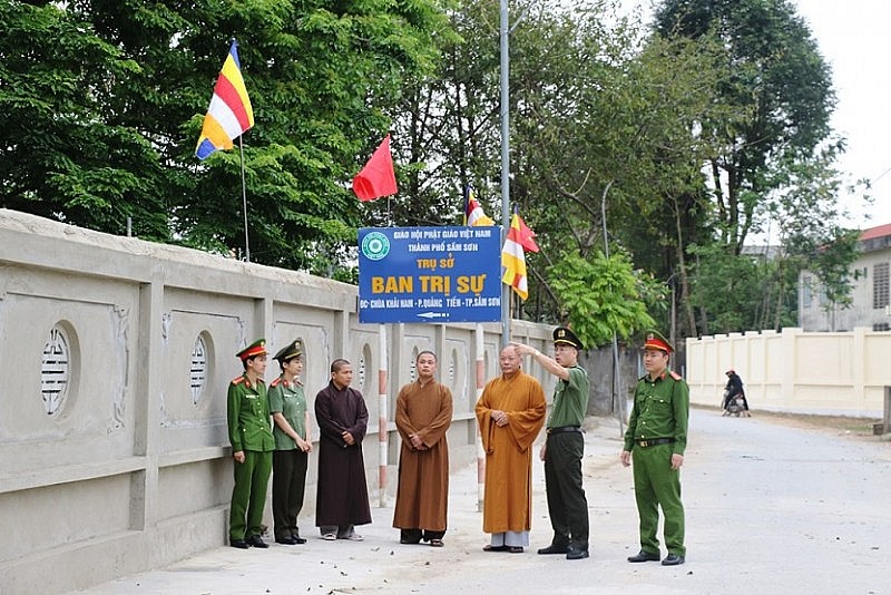 Cơ sở tôn giáo trên địa bàn tỉnh Thanh Hóa treo cờ Tổ quốc nhân lên niềm tự hào dân tộc