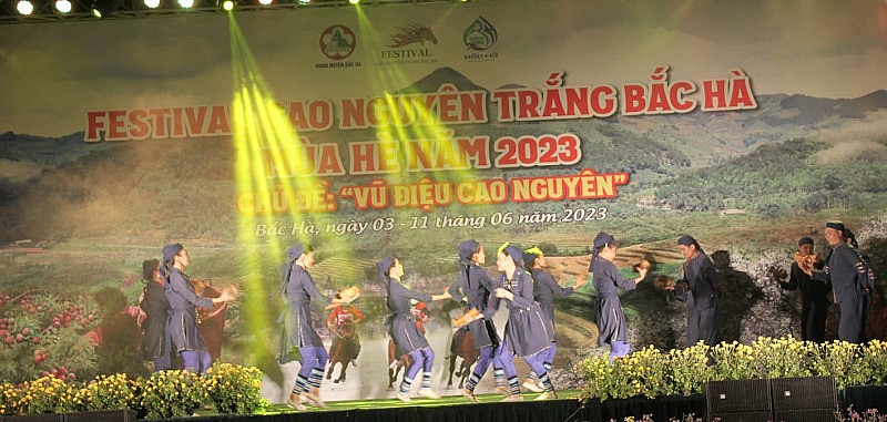 Lào Cai: Khai mạc "Festival Cao nguyên trắng Bắc Hà mùa hè năm 2023"