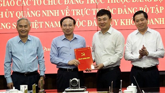 Các tổ chức đảng trực thuộc Đảng bộ Than Quảng Ninh được chuyển giao về Đảng bộ TKV