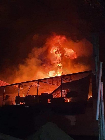 Tin mới nhất về đám cháy xưởng nhựa tại Yên Lạc (Vĩnh Phúc): Không gây thiệt hại về người