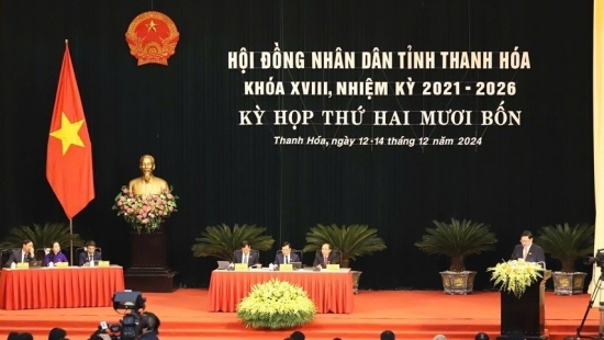 Thanh Hóa: Khai mạc Kỳ họp thứ 24, Hội đồng nhân dân tỉnh