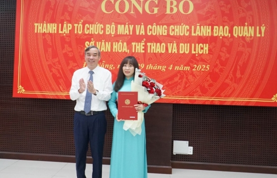 Bà Trương Thị Hồng Hạnh làm Giám đốc Sở Văn hóa, Thể thao và Du lịch Đà Nẵng