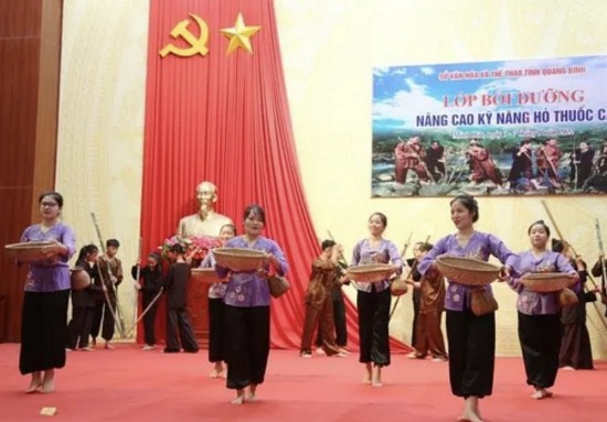 Bảo tồn và phát huy Điệu Hò thuốc cá của người Nguồn