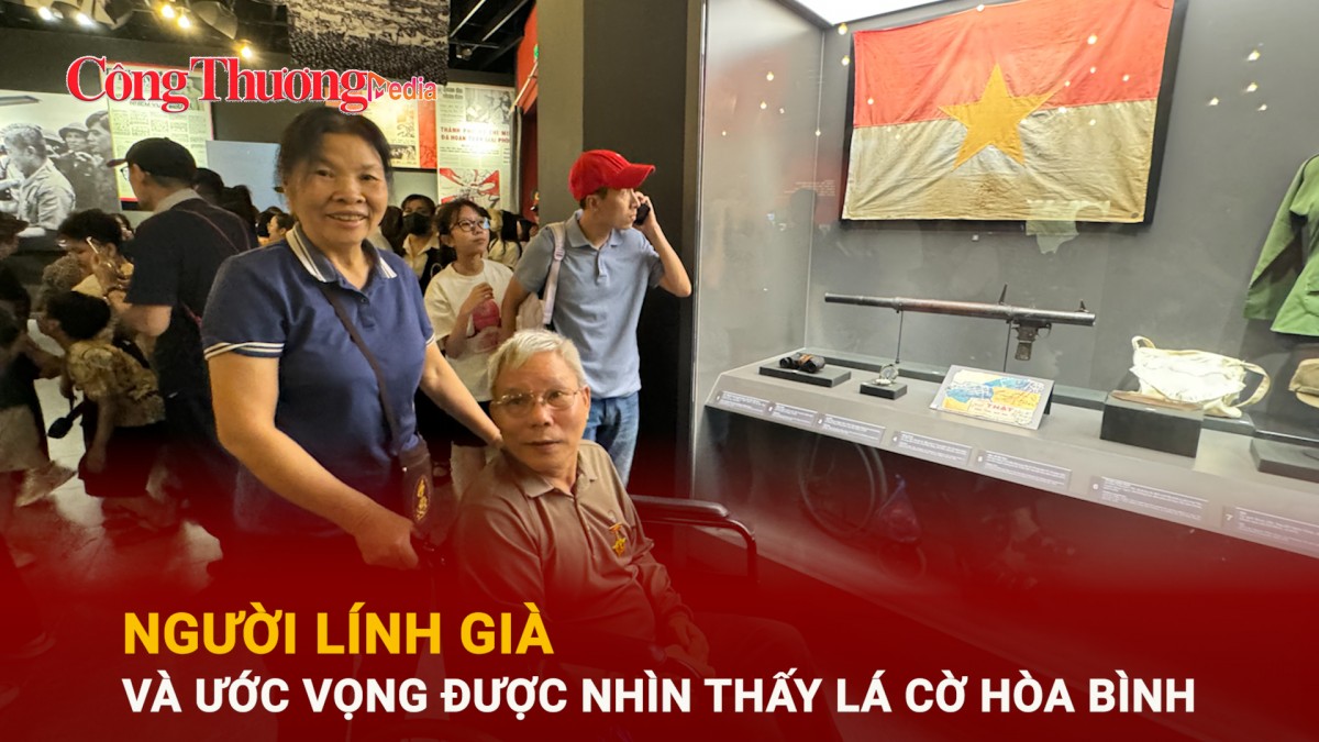 nguoi linh gia va uoc vong duoc nhin thay la co hoa binh